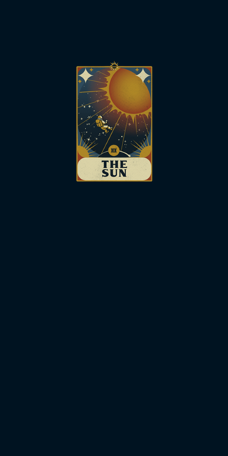 Astronaut Tarot Sun