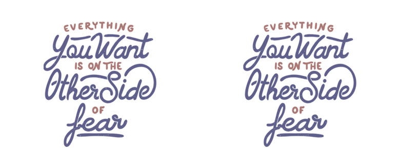 Everything you want is on the other side of fear