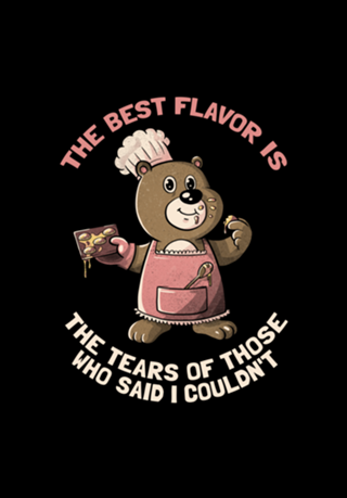 Chef Bear Cooking Quote