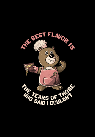 Chef Bear Cooking Quote