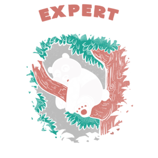 Expert Procrastinator Panda Nap Forest