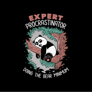 Expert Procrastinator Panda Nap Forest