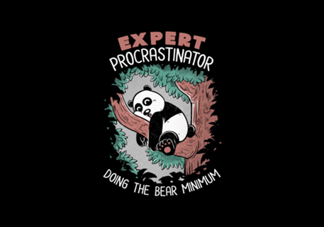 Expert Procrastinator Panda Nap Forest