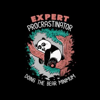 Expert Procrastinator Panda Nap Forest