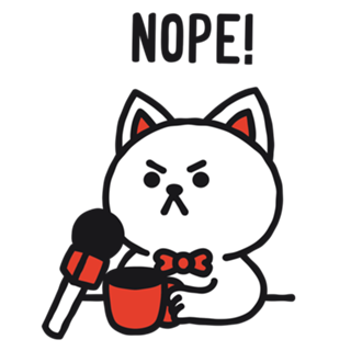 Nope Cat Monday