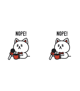 Nope Cat Monday