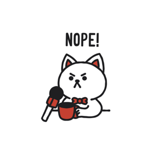 Nope Cat Monday