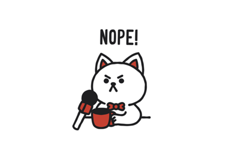Nope Cat Monday