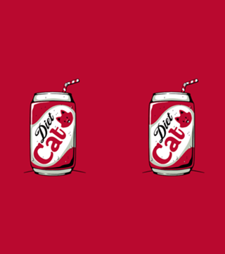 Diet Cat Can Pop Soda