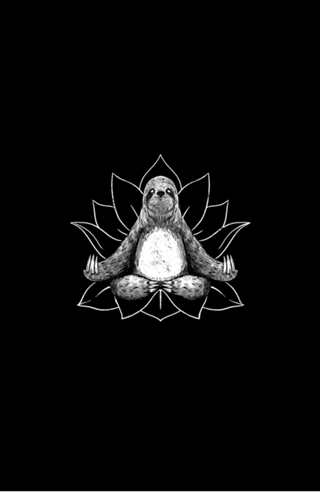 Zen Sloth Meditation Yoga