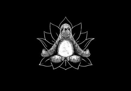 Zen Sloth Meditation Yoga