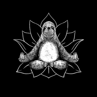 Zen Sloth Meditation Yoga