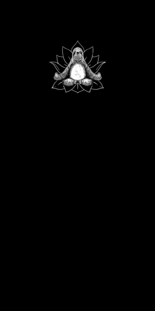Zen Sloth Meditation Yoga