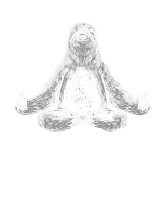 Zen Sloth Meditation Yoga