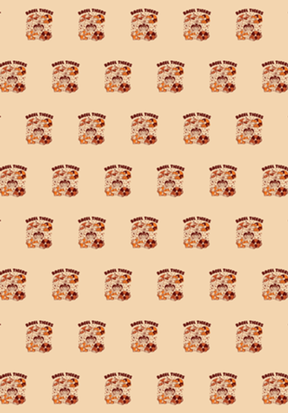 Bagel Tigers Breakfast Animals
