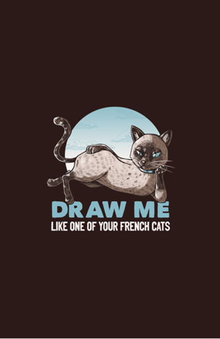 Draw Me Like One Of Your French Girls Cat Funny