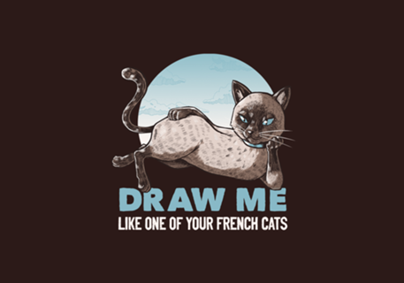 Draw Me Like One Of Your French Girls Cat Funny
