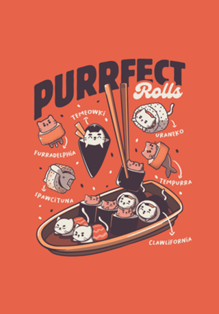 Purrfect Rolls Sushi Cat Sushi Lovers