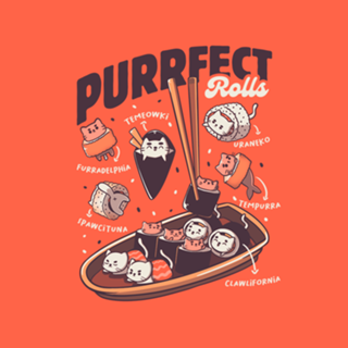 Purrfect Rolls Sushi Cat Sushi Lovers