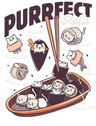 Purrfect Rolls Sushi Cat Sushi Lovers