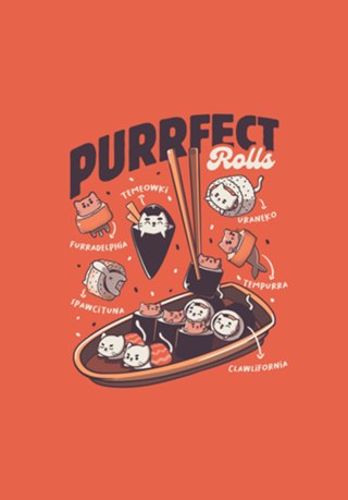 Purrfect Rolls Sushi Cat Sushi Lovers