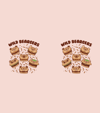 Wild Beargers Cheeseburger Bear