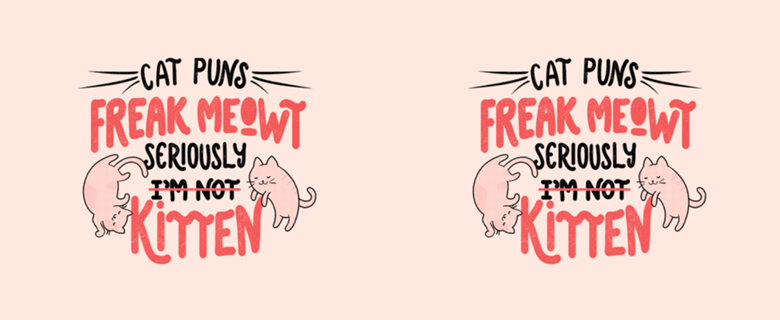 Cat Puns Freak Meowt Seriously Kitten