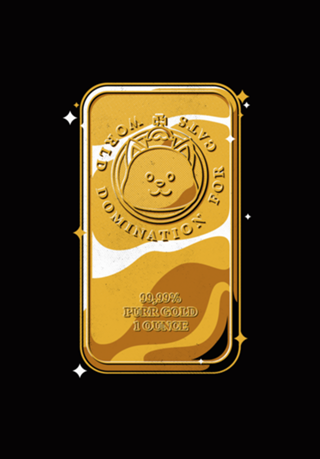 Gold Bar Cat World Domination For Cats