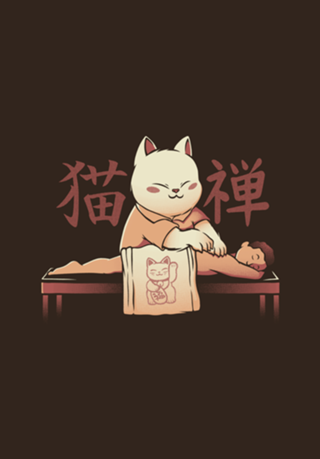 Cat Massage Shiatsu