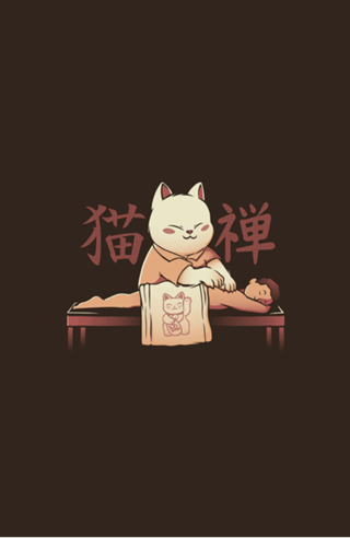 Cat Massage Shiatsu