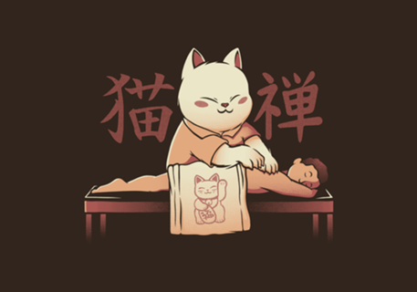Cat Massage Shiatsu