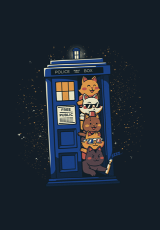 Tardis Cats (Time Travel Cats)