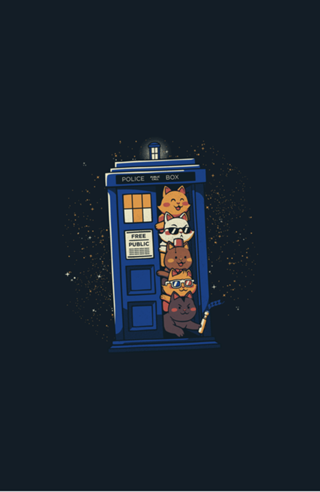 Tardis Cats (Time Travel Cats)