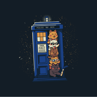 Tardis Cats (Time Travel Cats)