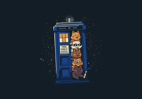 Tardis Cats (Time Travel Cats)