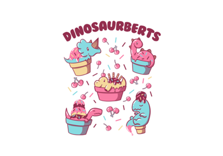 Dinosaurberts Kawaii Dinosaurs