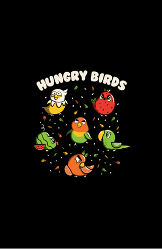 Hungry Birds Fruit Parrots