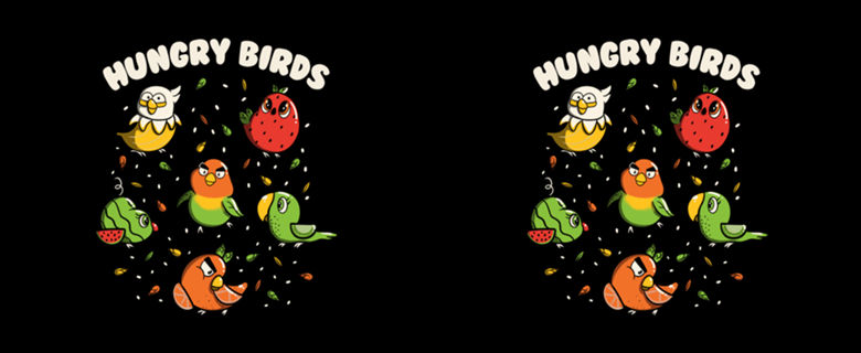 Hungry Birds Fruit Parrots