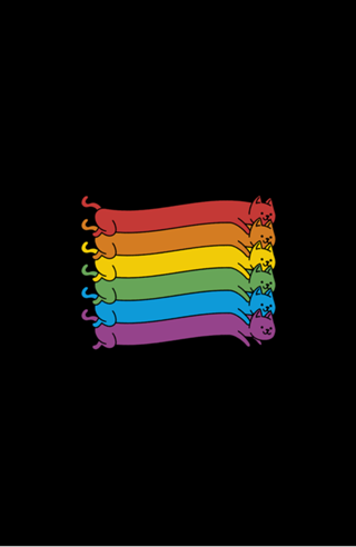 Rainbow Cats Pride Flag