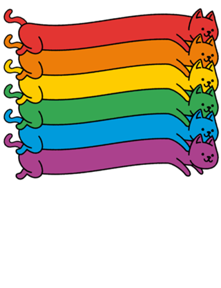Rainbow Cats Pride Flag