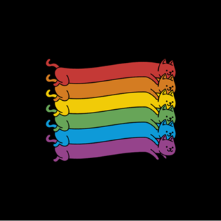 Rainbow Cats Pride Flag