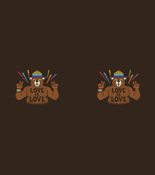 Love is Love Bear Pride Flag
