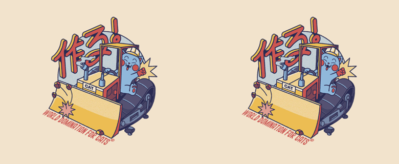Blue-Collar Cat Cat Tractor