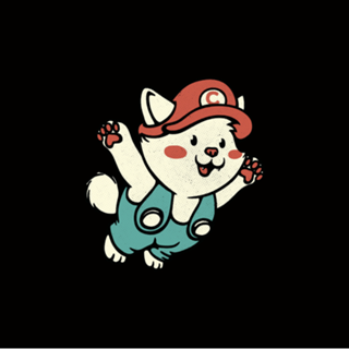 Little Vintage Kitty Video Game 80s