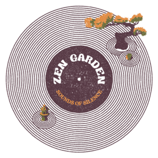 Vinyl Japanese Zen Garden Musical Notes