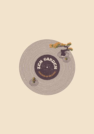 Vinyl Japanese Zen Garden Musical Notes