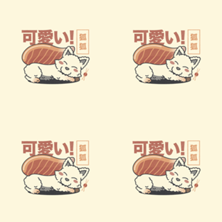 Fox Sushi Salmon Sashimi