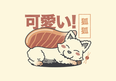 Fox Sushi Salmon Sashimi