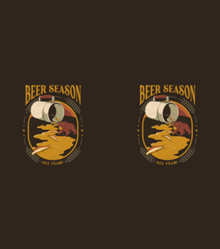 Beer Bear Hunting Salmon German Patrick