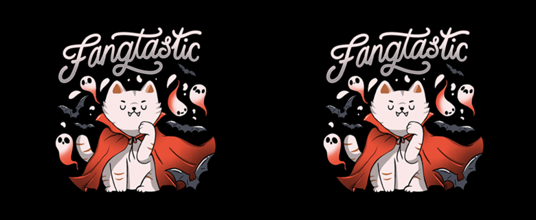 Fangtastic Vampire Halloween Bat Cat